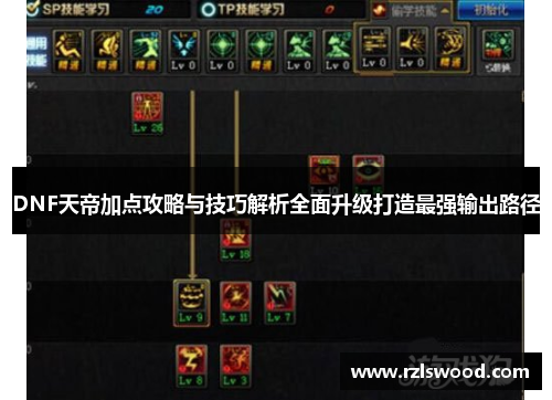 DNF天帝加点攻略与技巧解析全面升级打造最强输出路径